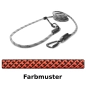 Preview: EASYLONG Hundeleine TWIST - L - 3,5m - orange und schwarz swirl